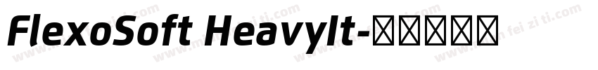 FlexoSoft HeavyIt字体转换